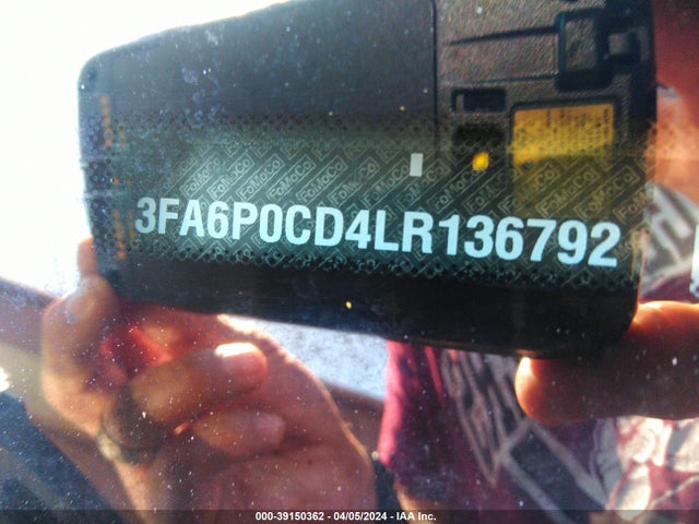 Ford FUSION SEL 2020 3FA6P0CD4LR136792 Image 9
