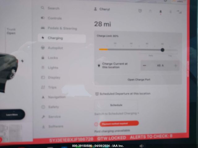 5YJ3E1EBXJF186728 Tesla Model 3 Long Range/performance