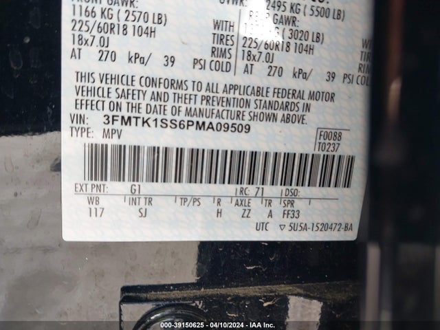 Ford Mustang Mach-e Select 2023 3FMTK1SS6PMA09509 Image 9