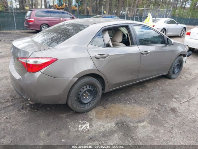 2T1BURHE5EC172619 Toyota COROLLA LE