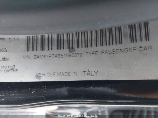 ZAM57RTA5E1095372 Maserati Ghibli S Q4