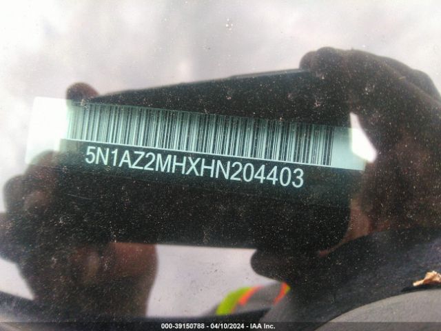 5N1AZ2MHXHN204403 Nissan MURANO SV