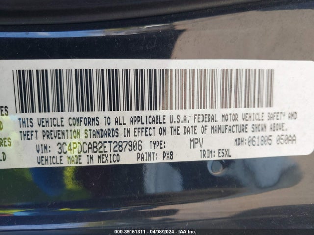 Dodge JOURNEY SE 2014 3C4PDCAB2ET287906 Image 9