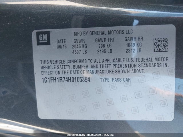 Chevrolet CAMARO 2SS 2017 1G1FH1R74H0105394 Image 9