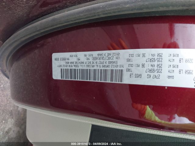 2C4RC1FG0JR108361 Chrysler Pacifica Touring Plus