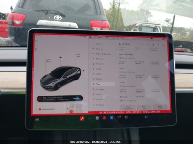 5YJ3E1EA6MF906120 Tesla Model 3 Standard Range Plus Rear-wheel Drive