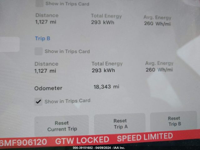 5YJ3E1EA6MF906120 Tesla Model 3 Standard Range Plus Rear-wheel Drive