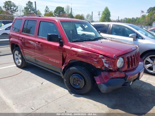 39152648 :رقم المزاد ، 1C4NJRFB5HD178359 vin ، 2017 Jeep Patriot Latitude 4x4 مزاد بيع