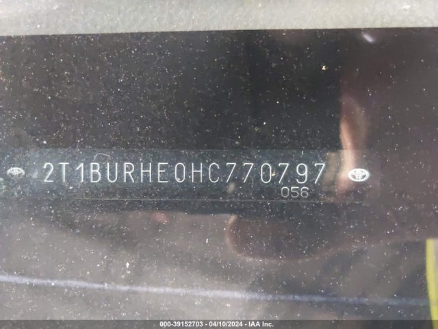 Toyota COROLLA L 2017 2T1BURHE0HC770797 Image 18
