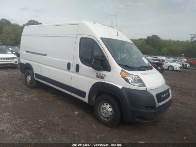 Auction sale of the 2020 Ram Promaster 2500 High Roof 159 Wb, vin: 3C6TRVDG6LE115583, lot number: 39153037