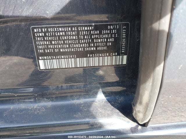 WVWDB7AJ4EW001412 Volkswagen Golf 2.5l
