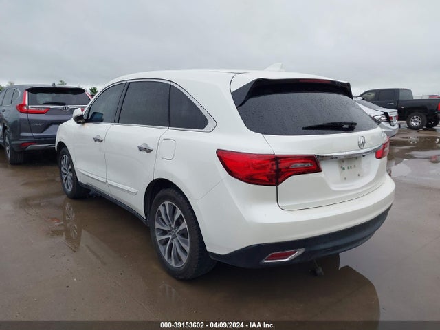 Acura Mdx Technology Package 2015 5FRYD3H4XFB010690 Image 3