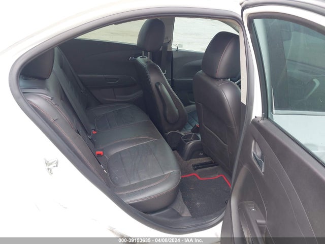 Chevrolet Sonic Rs Manual 2014 1G1JH5SB4E4176048 Image 8