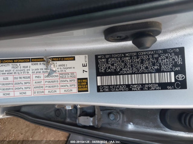 Toyota Prius Prime Plus 2018 JTDKARFP2J3100762 Image 9