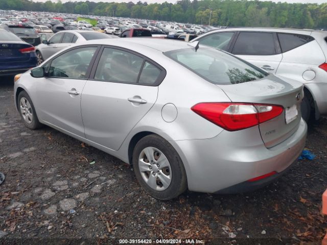 KNAFK4A67F5411824 KIA FORTE LX
