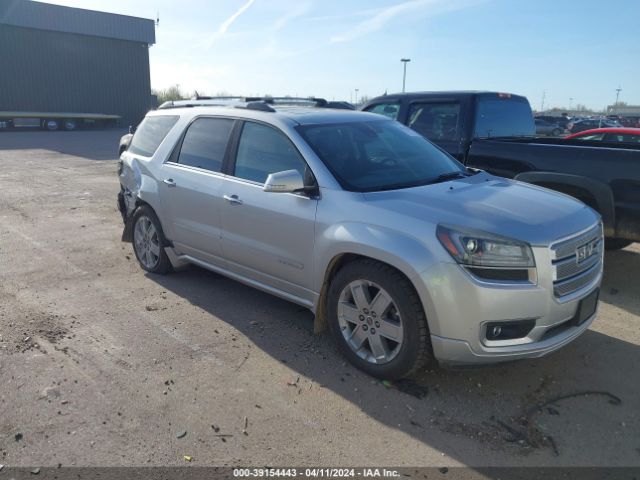 2015 Gmc Acadia Denali მანქანა იყიდება აუქციონზე, vin: 1GKKVTKD1FJ236000, აუქციონის ნომერი: 39154443