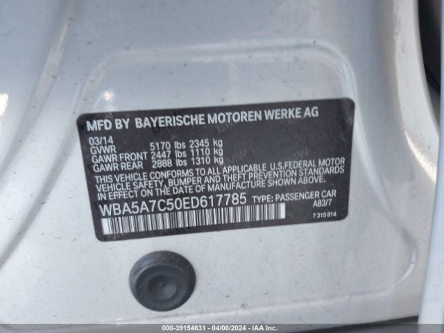 WBA5A7C50ED617785 BMW 528i Xdrive