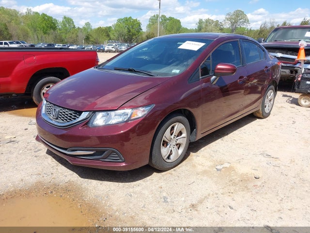 Honda Civic Lx 2014 19XFB2F5XEE061762 Image 2