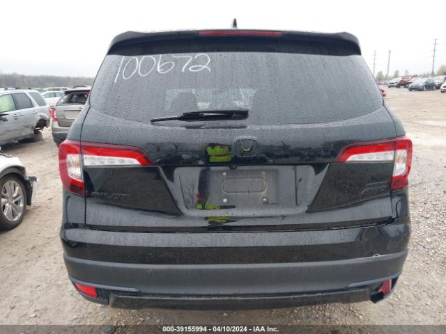 5FNYF6H35NB100672 Honda Pilot Awd Sport