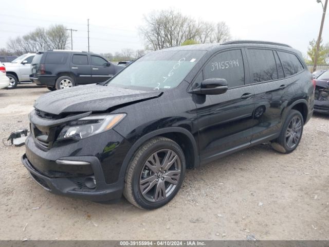 5FNYF6H35NB100672 Honda Pilot Awd Sport