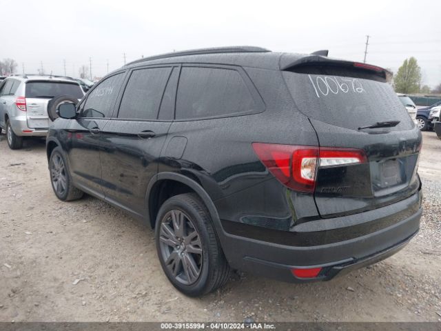 5FNYF6H35NB100672 Honda Pilot Awd Sport