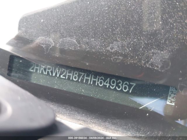 2HKRW2H87HH649367 Honda Cr-v Ex-l/ex-l Navi