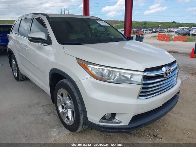Toyota Highlander Limited V6 2014 5TDDKRFH2ES042915 Image 1