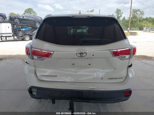 Toyota Highlander Limited V6 2014 5TDDKRFH2ES042915 Image 16