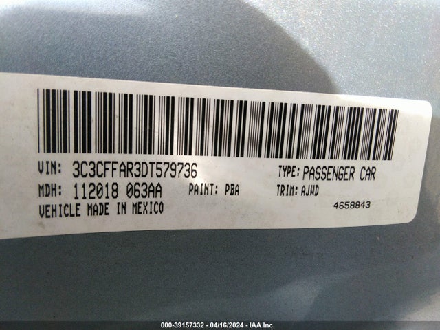 2013 FIAT 500 3C3CFFAR3DT579736 Photo 8