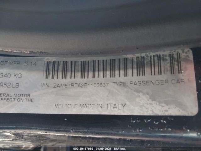ZAM57RTA2E1103637 Maserati Ghibli S Q4