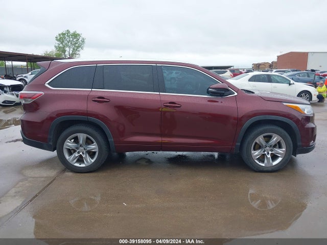 Toyota Highlander Limited V6 2014 5TDYKRFHXES037379 Image 13