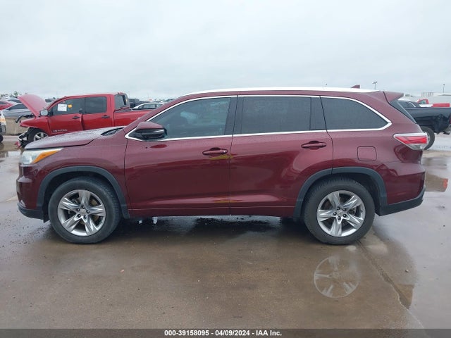Toyota Highlander Limited V6 2014 5TDYKRFHXES037379 Image 14