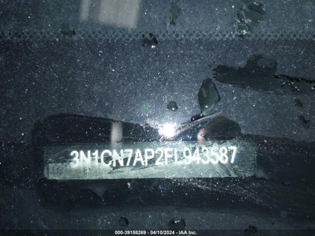 3N1CN7AP2FL943587 Nissan Versa 1.6 Sl