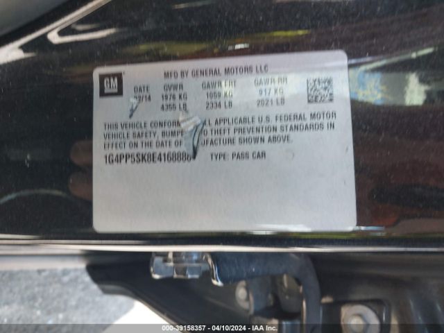 1G4PP5SK8E4168888 Buick Verano