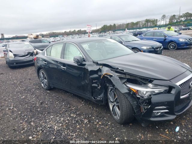 Продажа на аукционе авто 2017 Infiniti Q50 3.0t Premium, vin: JN1EV7AR6HM834097, номер лота: 39158450