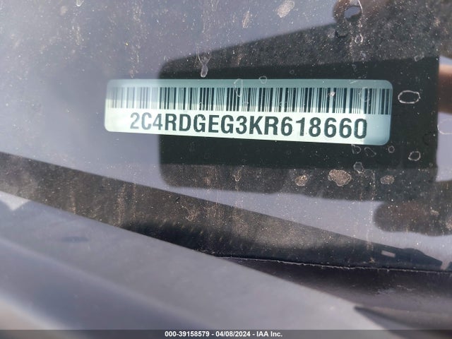 Dodge Grand Caravan Gt 2019 2C4RDGEG3KR618660 Image 9