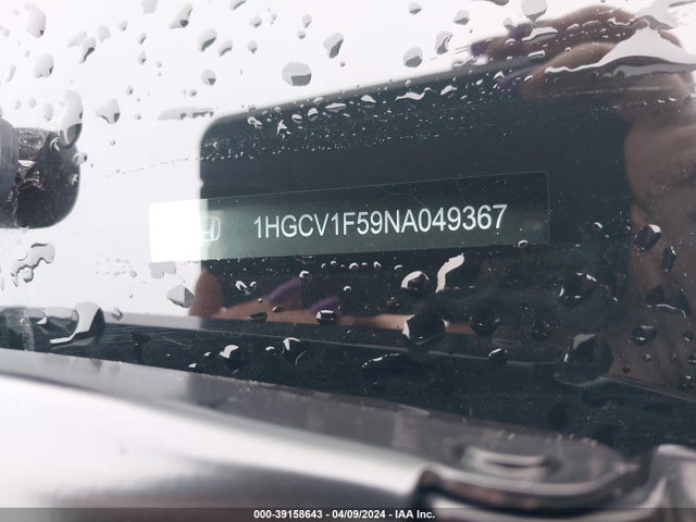 Honda Accord Ex-l 2022 1HGCV1F59NA049367 Image 9