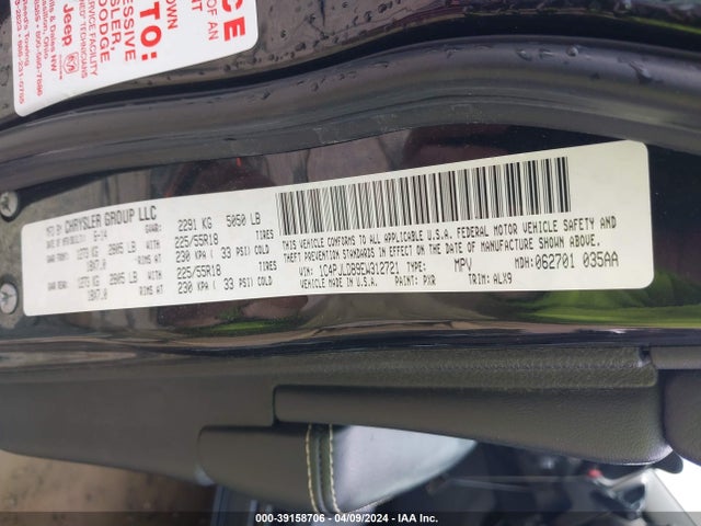 Jeep Cherokee Limited 2014 1C4PJLDB9EW312721 Image 9