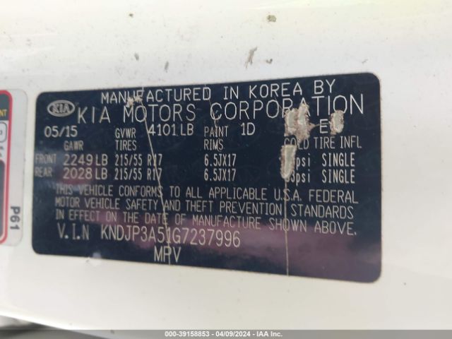 KNDJP3A51G7237996 KIA SOUL +
