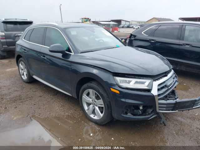 2018 Audi Q5 2.0t Premium/2.0t Tech Premium მანქანა იყიდება აუქციონზე, vin: WA1BNAFY6J2205710, აუქციონის ნომერი: 39158925