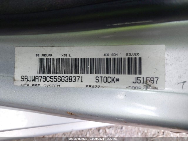 2005 JAGUAR XJ SAJWA79C55SG38371 Photo 8