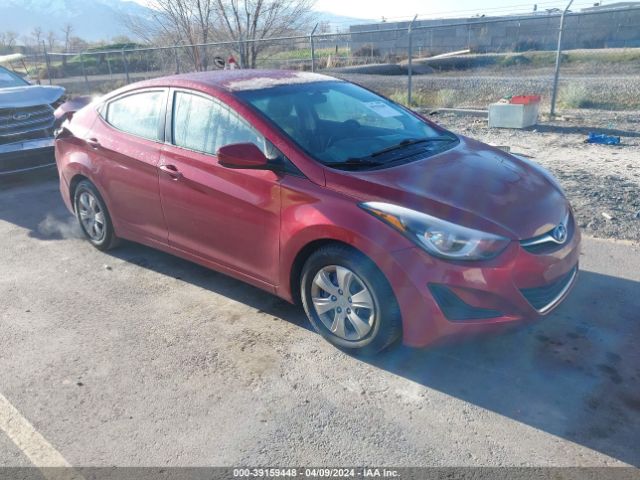 Auction sale of the 2016 Hyundai Elantra Se, vin: 5NPDH4AE7GH700252, lot number: 39159448