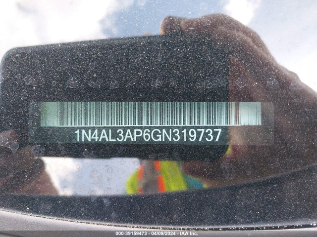 Nissan Altima 2.5 Sr 2016 1N4AL3AP6GN319737 Image 9