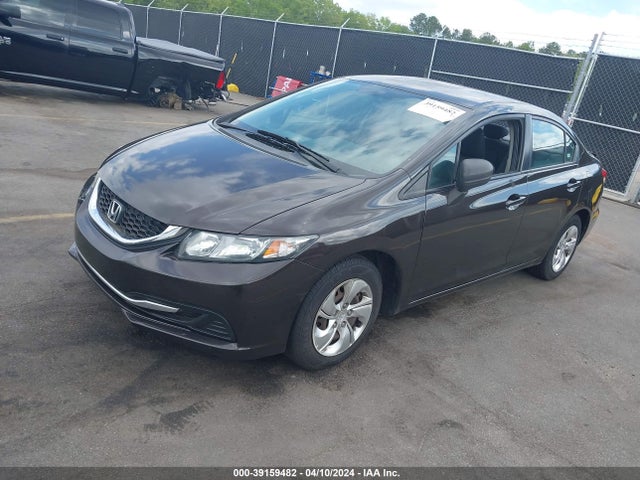Honda Civic Lx 2014 2HGFB2F52EH518246 Image 2