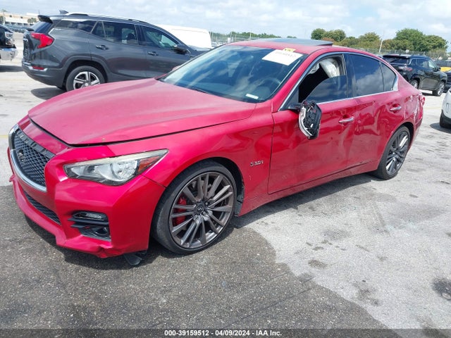 JN1FV7AP2HM850946 Infiniti Q50 3.0t Red Sport 400
