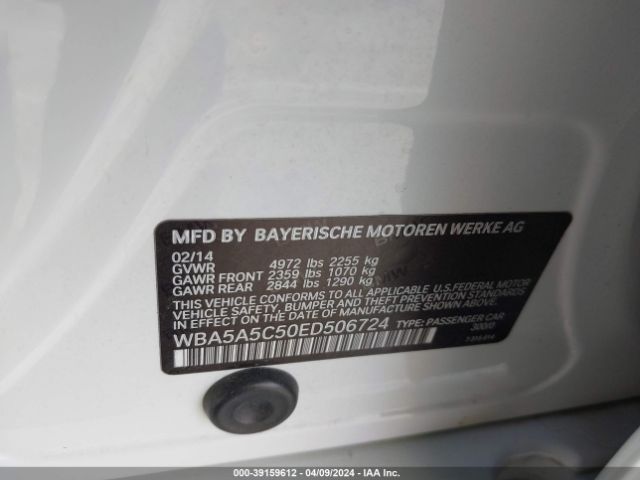WBA5A5C50ED506724 BMW 528I