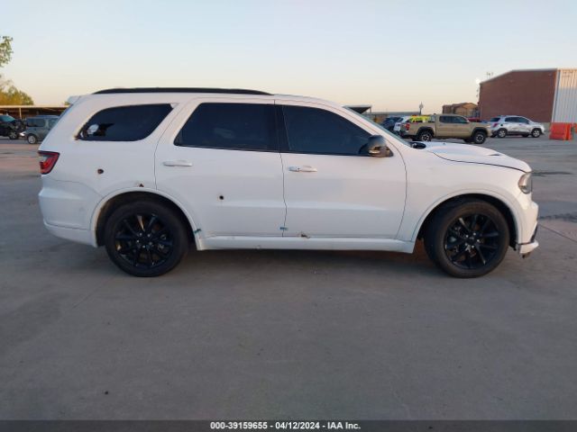 1C4RDHDG6JC384772 Dodge Durango Gt Rwd