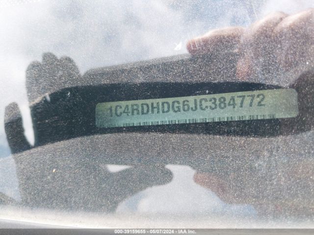 1C4RDHDG6JC384772 Dodge Durango Gt Rwd