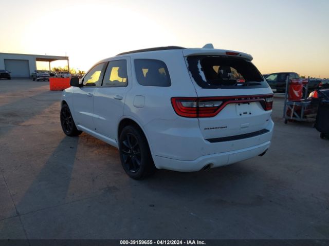 1C4RDHDG6JC384772 Dodge Durango Gt Rwd
