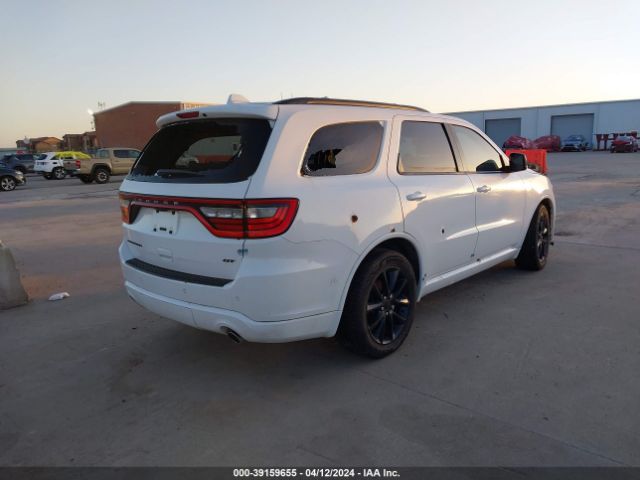 1C4RDHDG6JC384772 Dodge Durango Gt Rwd